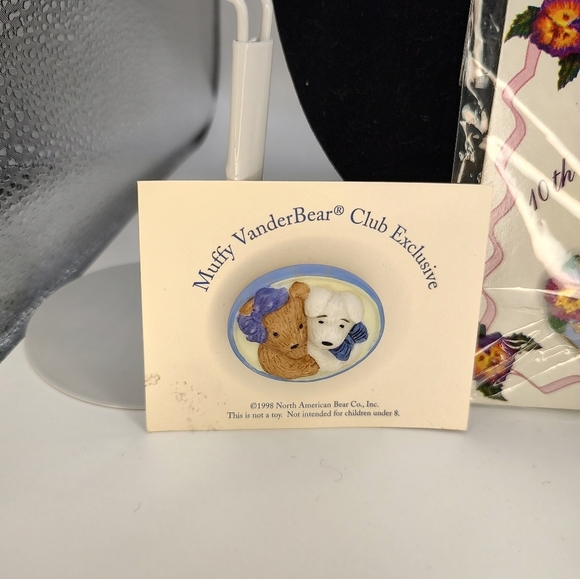 💥 3/$20 Two Muffy Vanderbear Pins. 10th Anniversary and  Club Exclusive! - Picture 3 of 8